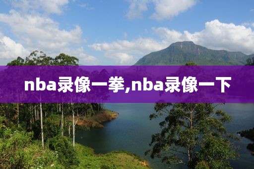 nba录像一拳,nba录像一下