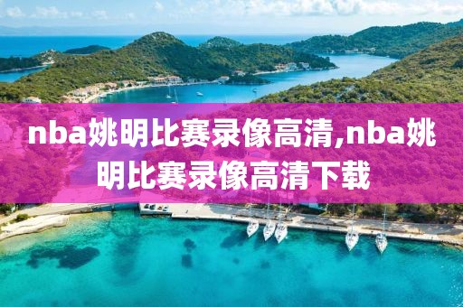 nba姚明比赛录像高清,nba姚明比赛录像高清下载